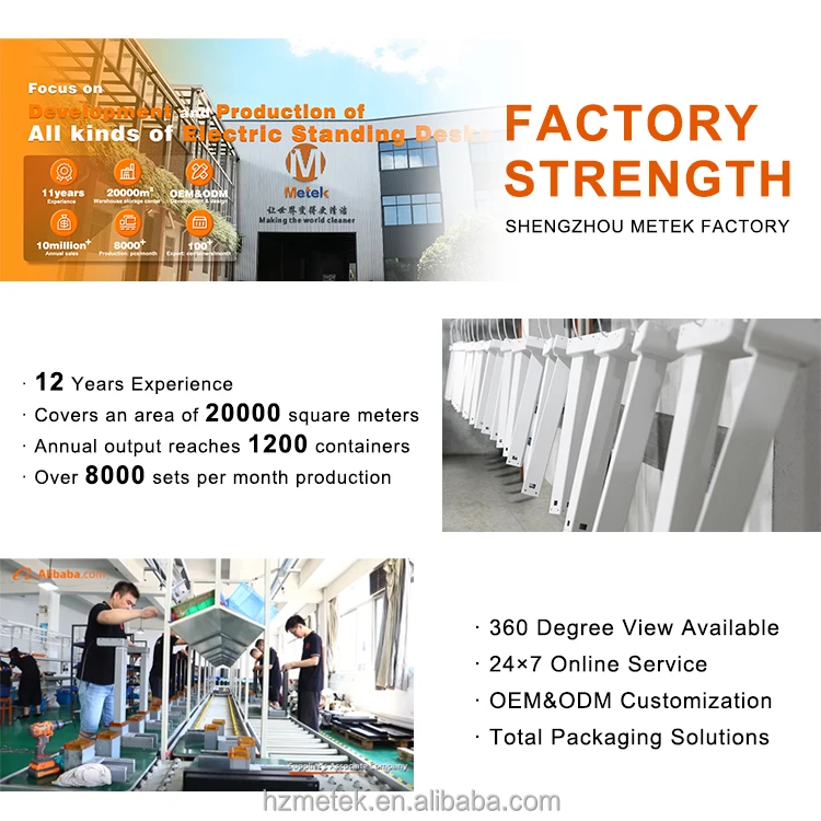 Автономный гибкий двухмоторный регулируемый по высоте стол