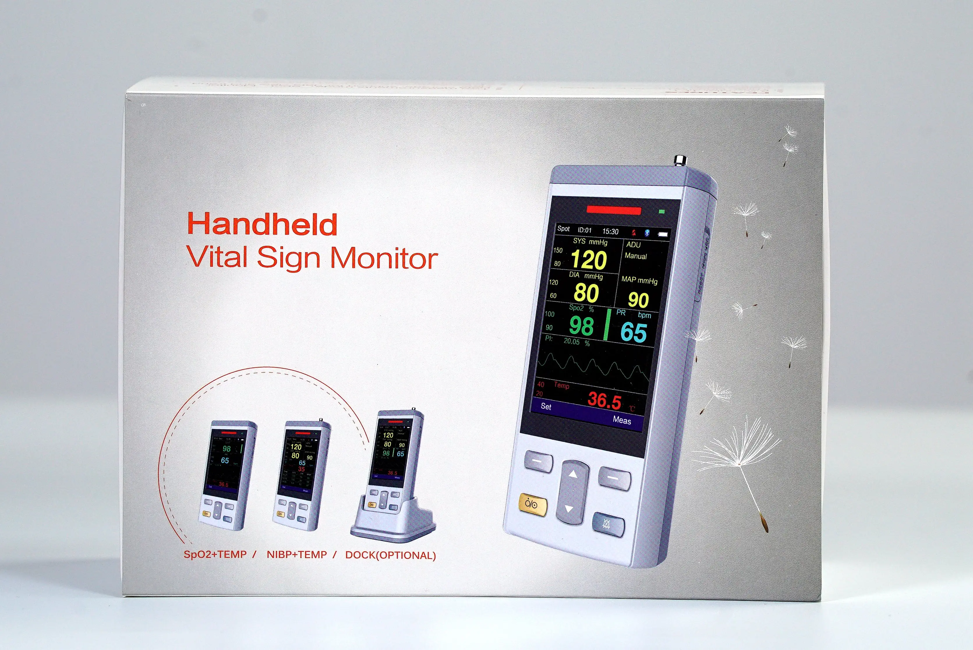 3.5inch Handheld/portable Vital Sign monitor with SPO2 ,NIBP,TEMP from Wuhan Union Medical