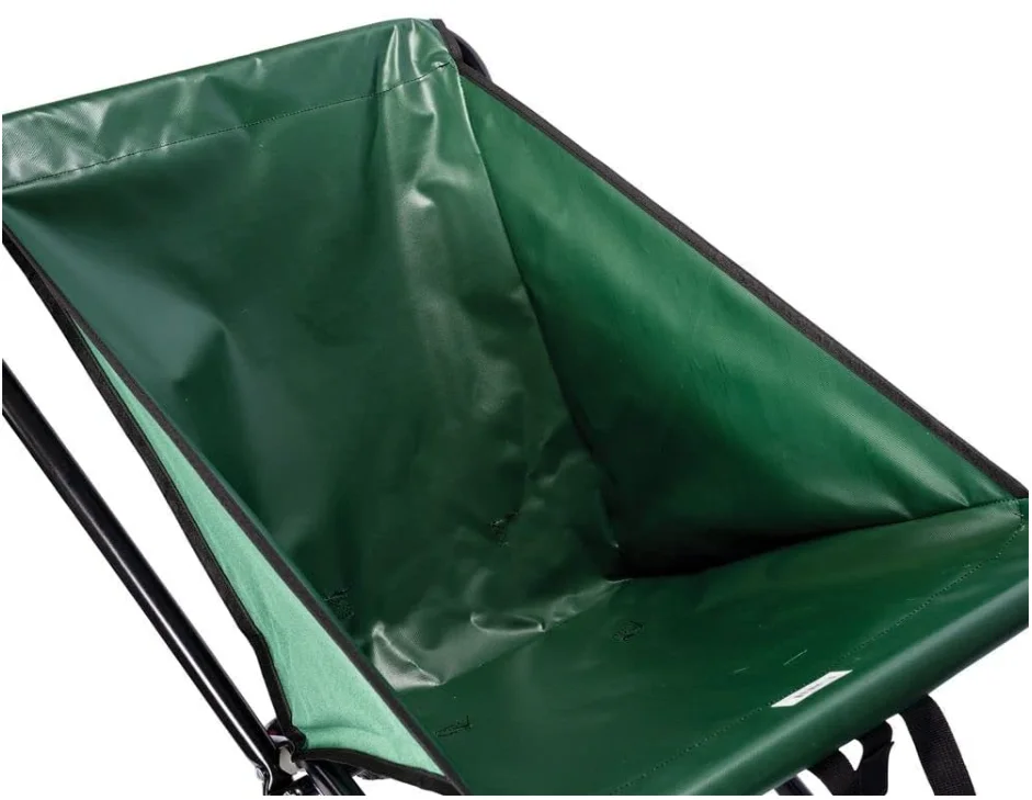 light weight single wheel cloth folding garden wheelbarrow