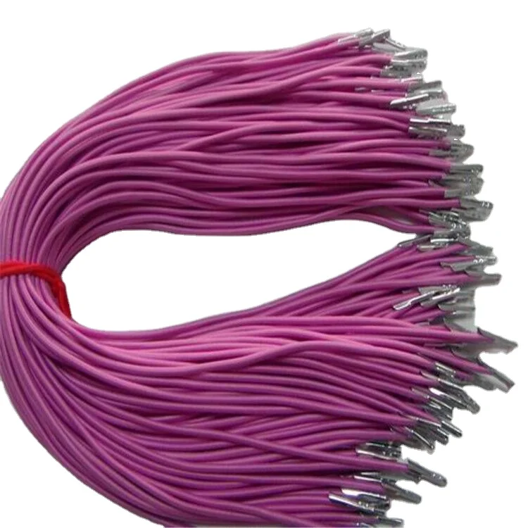 Wholesale High Quality Custom Elastic Cord String With End Clips Tag Rope