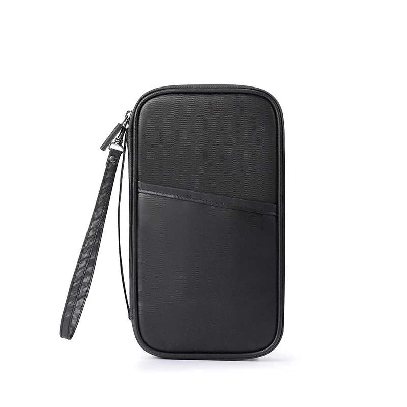 Water-Resistant Nylon ID Passport Holder Card Case Business Style Carrying Case-Wearable Fashionable Fashion Accessory