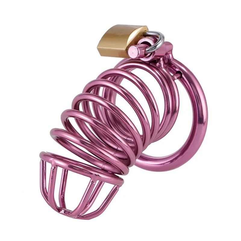 Male chastity device Sex Toy Penis Cage Cock Lock System Restraint Metal Chastity