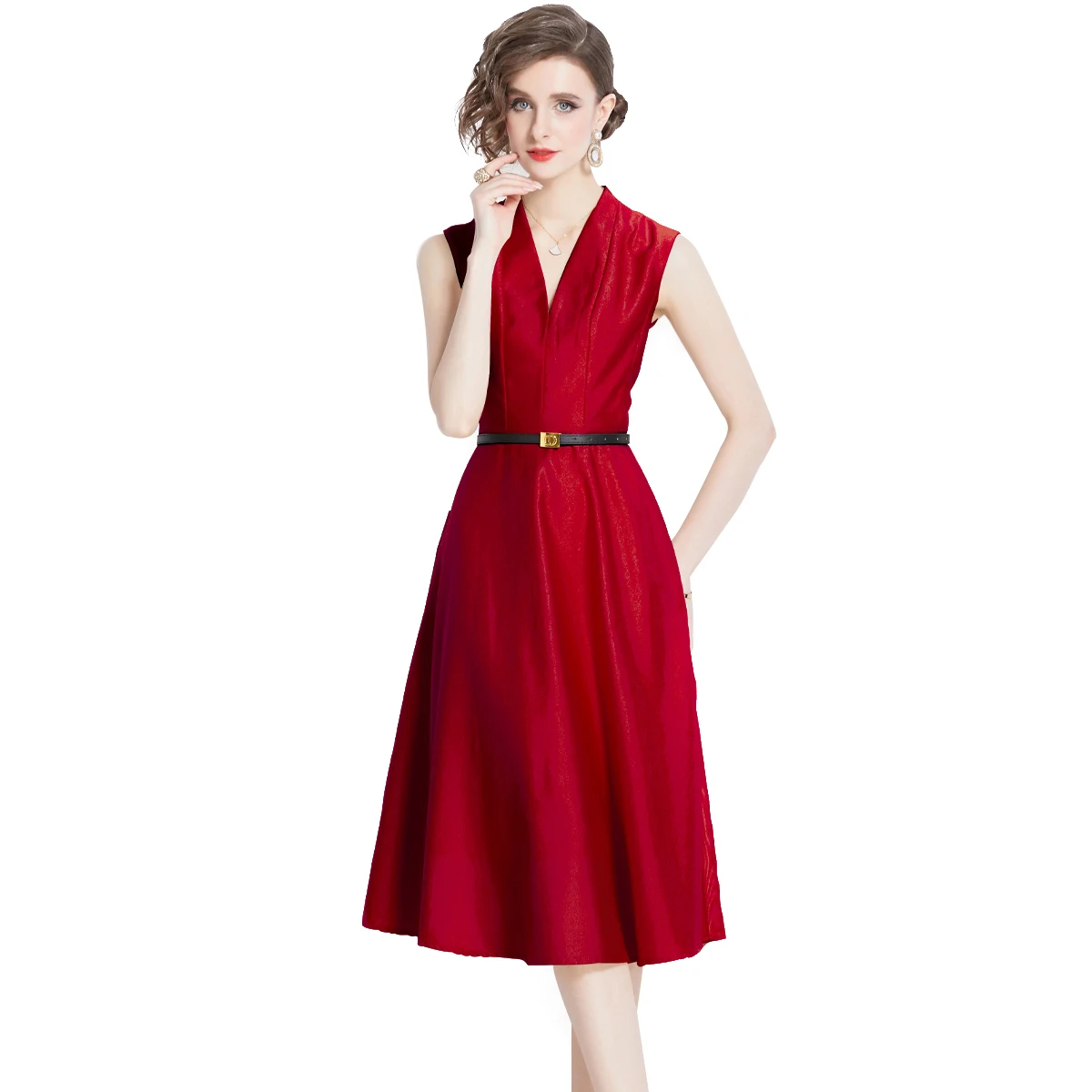 5800-115-961 Clothing Manufacturers Custom Woman Clothes Wholesale Prom Apparel Elegant Vintage Lady Oem Stock Long Dresses