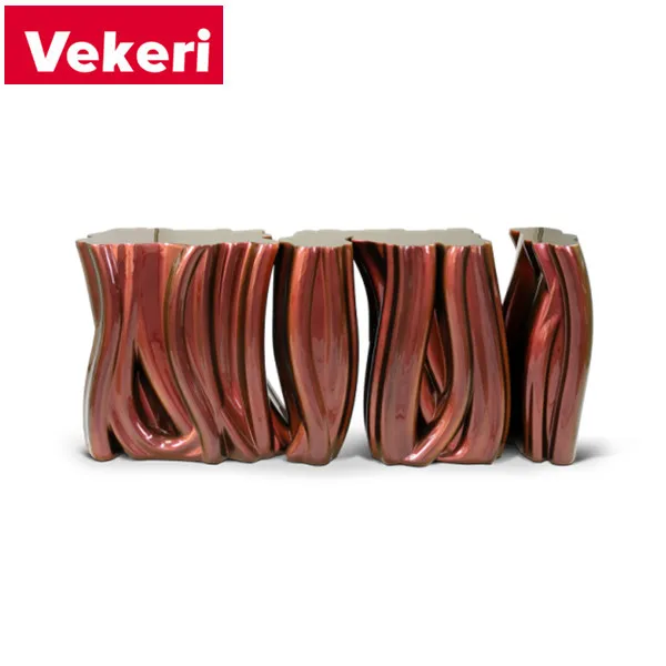 Contemporary faux marble console table for hallways and doorways Cozy and romantic