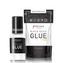 Extra Powerful Eyelash Extension Glue Lyon Lash 5ml Performance Glue 1-2 S Dry Time 6-8 Weeks Retention Black Adhesive Supplier