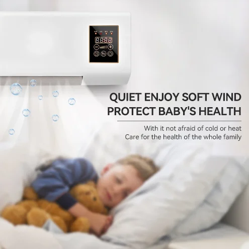 New Arrival High Quality Wall Mounted Electric Heater Warmth Air 1800W Room Heater Quiet Safety Home Heater for Household