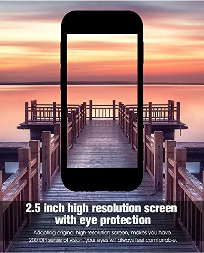 Мини-смартфон с сенсорным экраном 2 5 дюйма 1 Гб + 8 Android 6 0 очень маленький мобильный