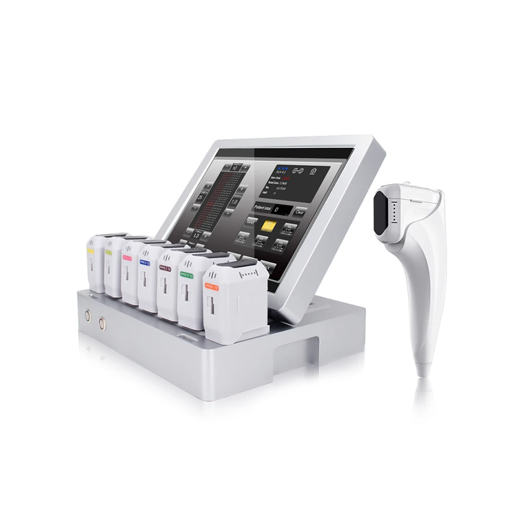 Astiland Hot Sale 5 Standard Cartridge Hifu 3d Facial Hifu Device Face Lift Machine