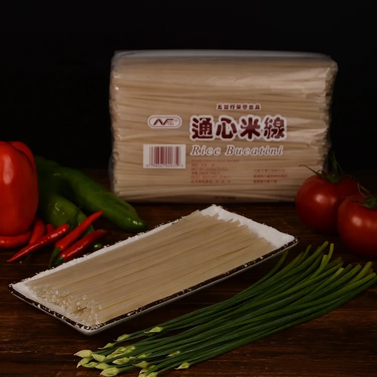 
Long Tubular Shape Rice Spaghetti 