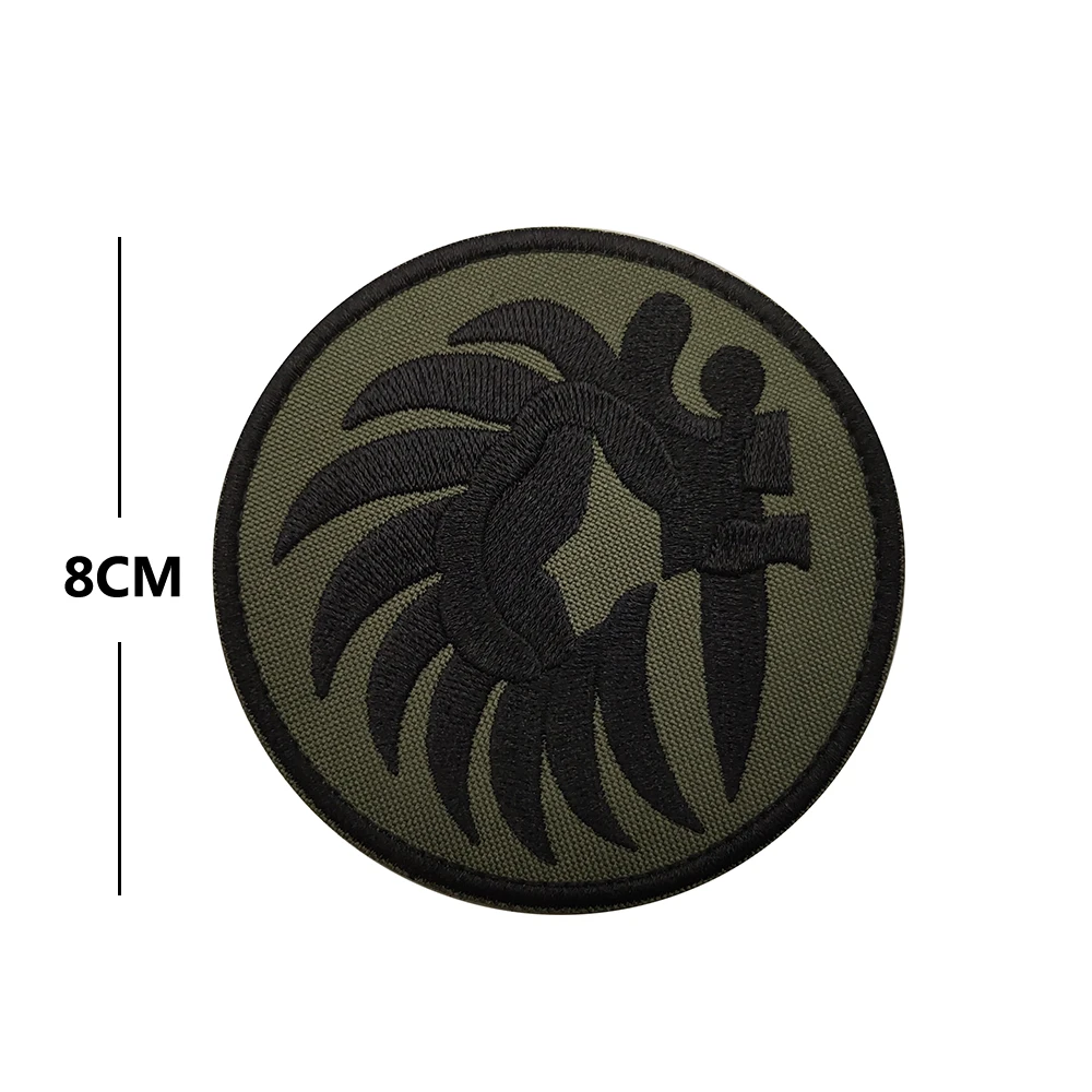 France French Foreign Legion Tactical Embroidery Patch Hook Loop  Patch for Tactical Fans Clothing Stickers