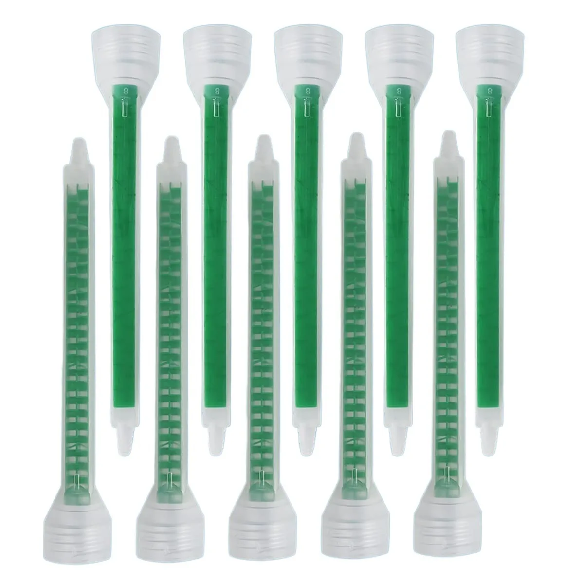 24 Element Epoxy Mixing Nozzle Static Mixing Nozzle Adhesive Cartridges Tip Mixer Nozzles (1:1/1:2)