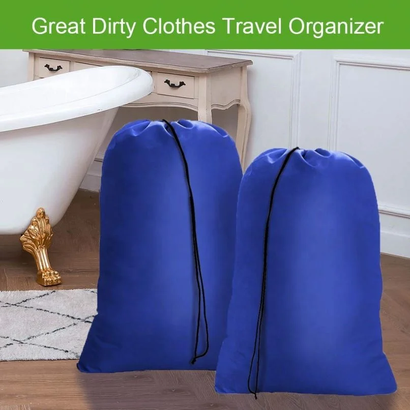 Dry cleaning nylon hotel laundry bag,polyester laundry bag