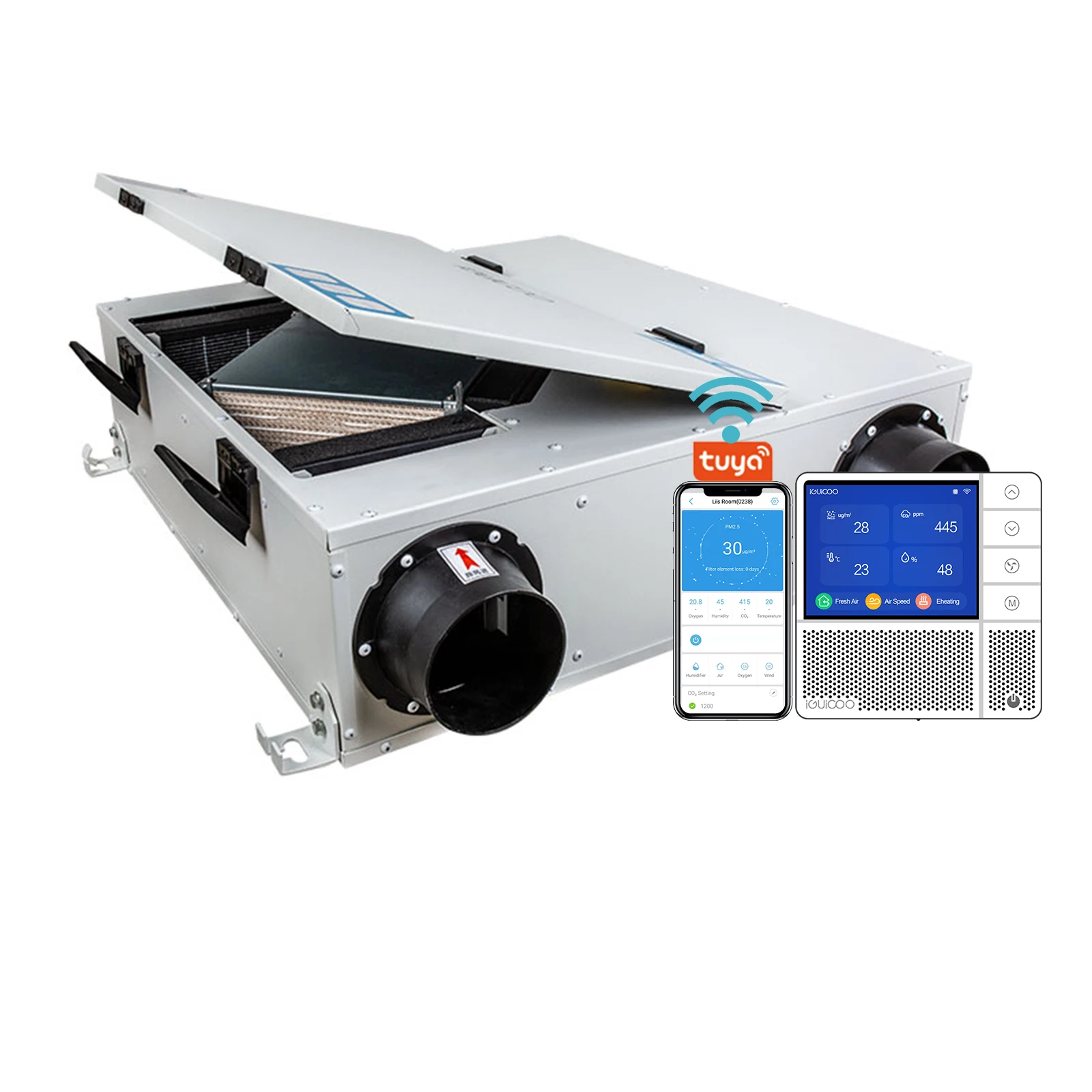 250CMH Airflow Bathroom Fan Exhaust Ventilation Hvac Duct Ventilating Duct