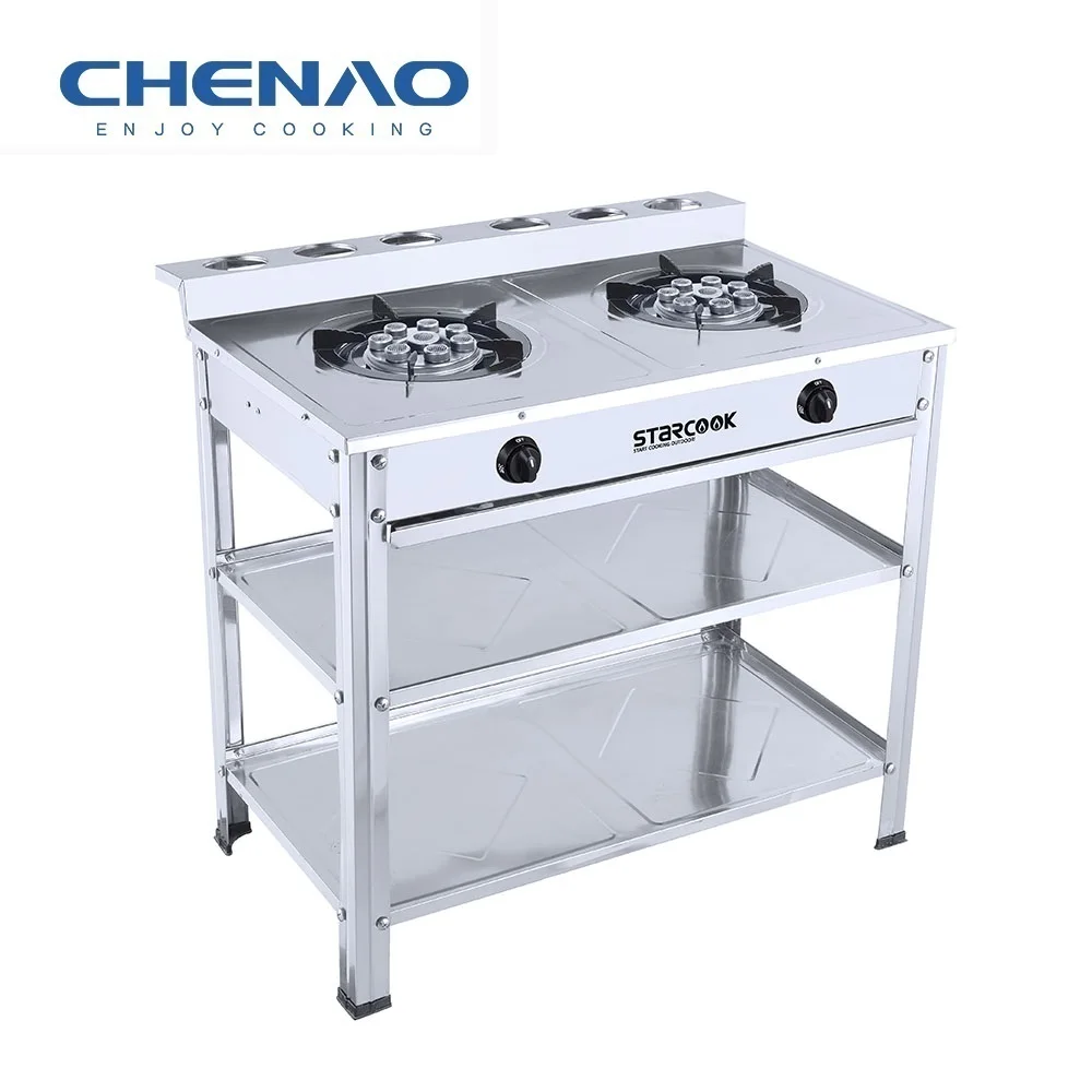 34 дюйма широкие Варочные панели из нержавеющей стали с природным газом, новая модель газовой плиты для приготовления пищи в ресторане