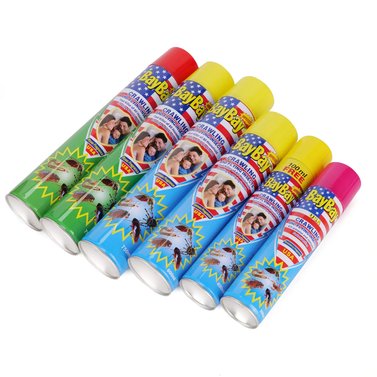 BAYBAY  Mosquito Killer Household Flower Scent Sleeping Chemical Insect Killer Aerosol Insecticide