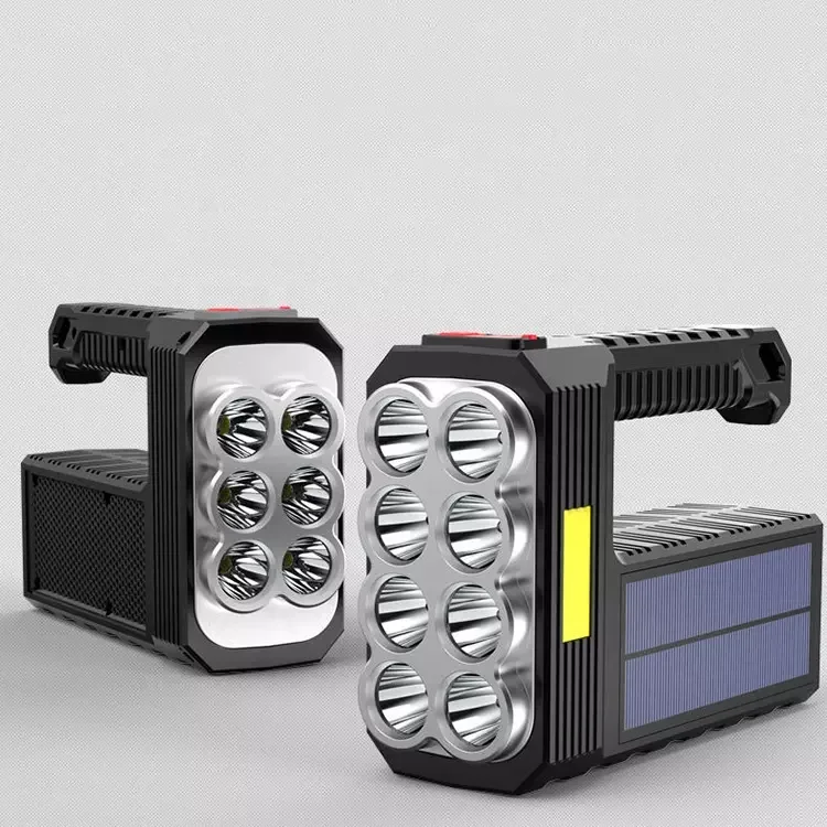 Уличный Многофункциональный портативный фонарик прожектор светодиодные фонарики умная зарядка через USB высокой