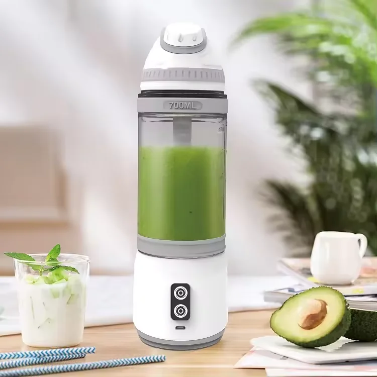 Portable Blender 300W Milkshake & Smoothie 24oz Travel Blender USB Rechargeable Mini Portable Blender Juicing Cup
