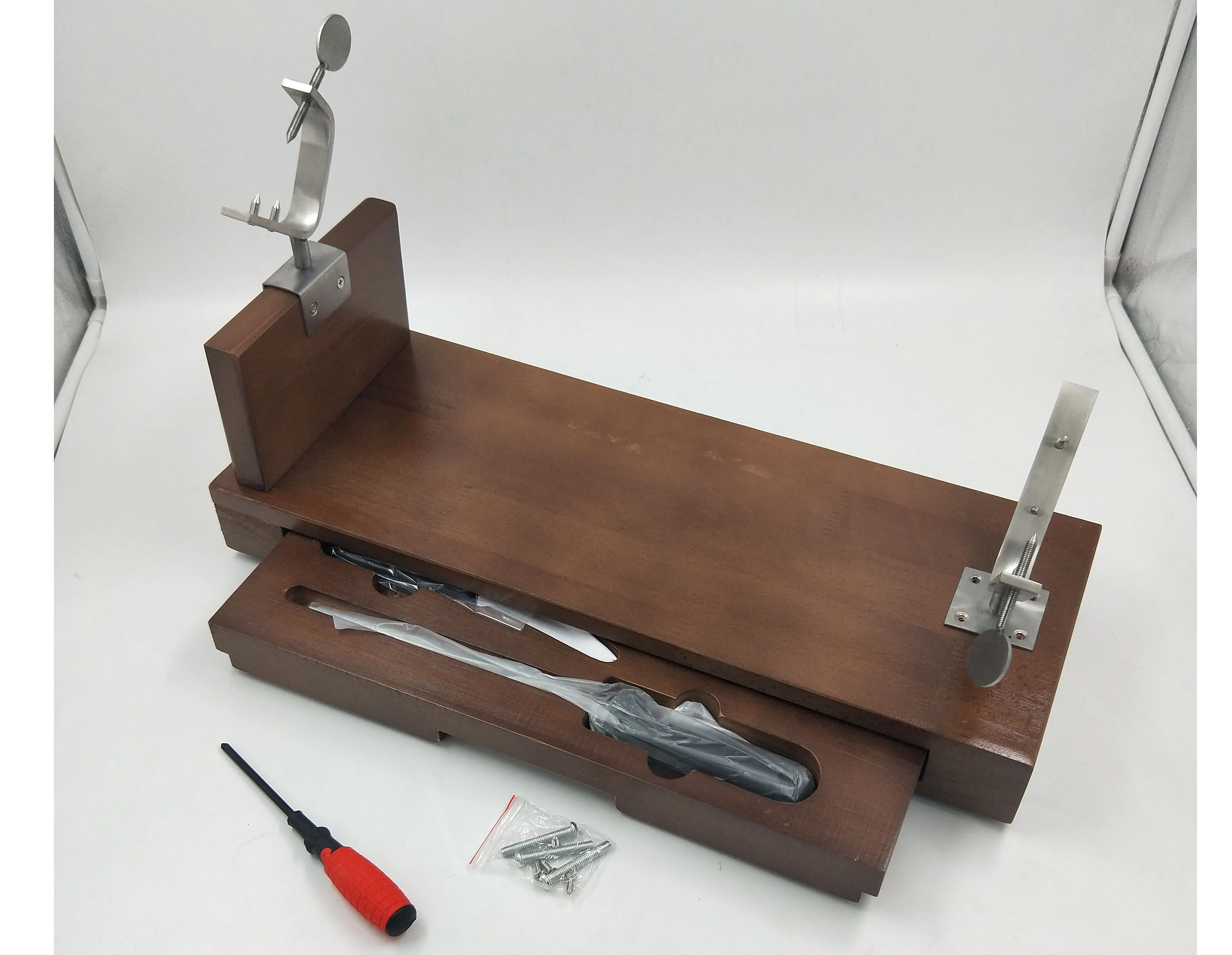 HS-103P   Ham holder, ham rack with ham knife,knife sharpener