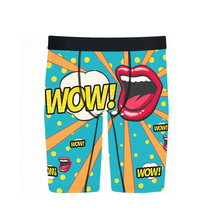 fengdu 2021 Custom New Shorts Printed Underwear Casual Underwear for Men Plus Size Boxers Briefs Boxer Short Briefs Boxers