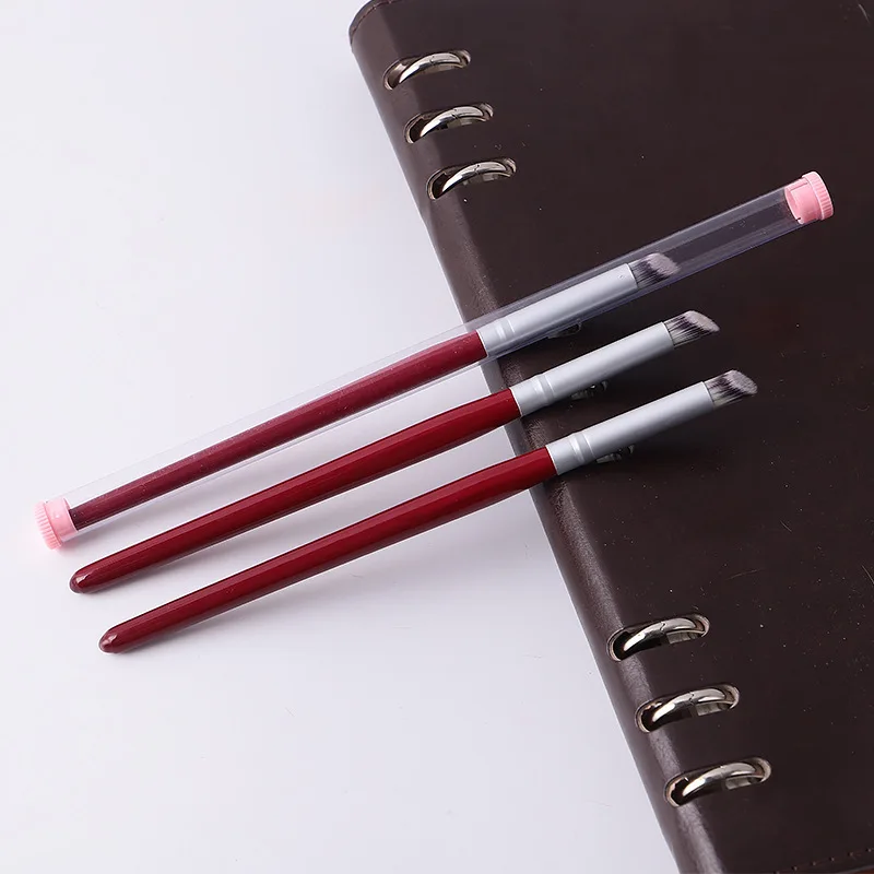 RTS Beauty Nail Blooming brush Wood Handle UV Gel Brush Gradient Effect Angular Head Nail Art Color Brush