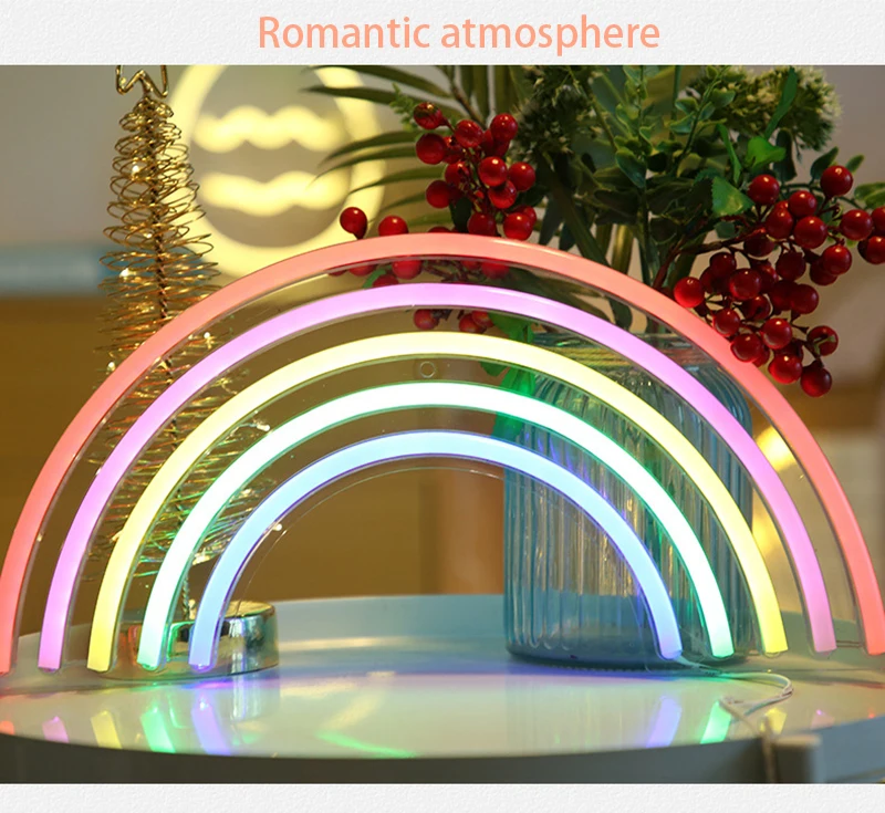 LED Neon Night Light Wall Art Night Lamp LED Signs Christmas Birthday Gift Wedding Party Wall Hanging Neon Lamp