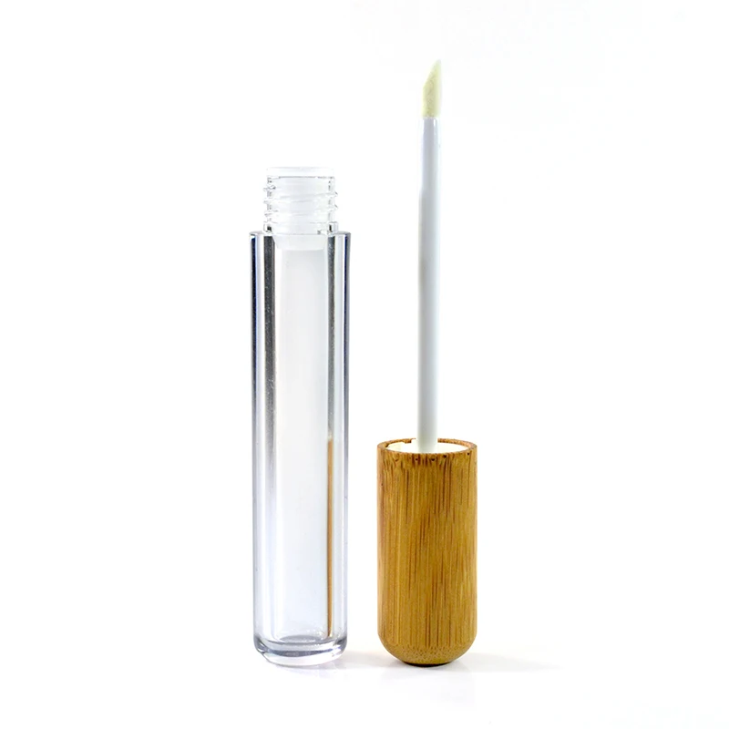 Eco Friendly Bamboo Beauty Products Empty 5ml 6ml Bamboo Mascara Tube Bamboo Lipgloss Tube