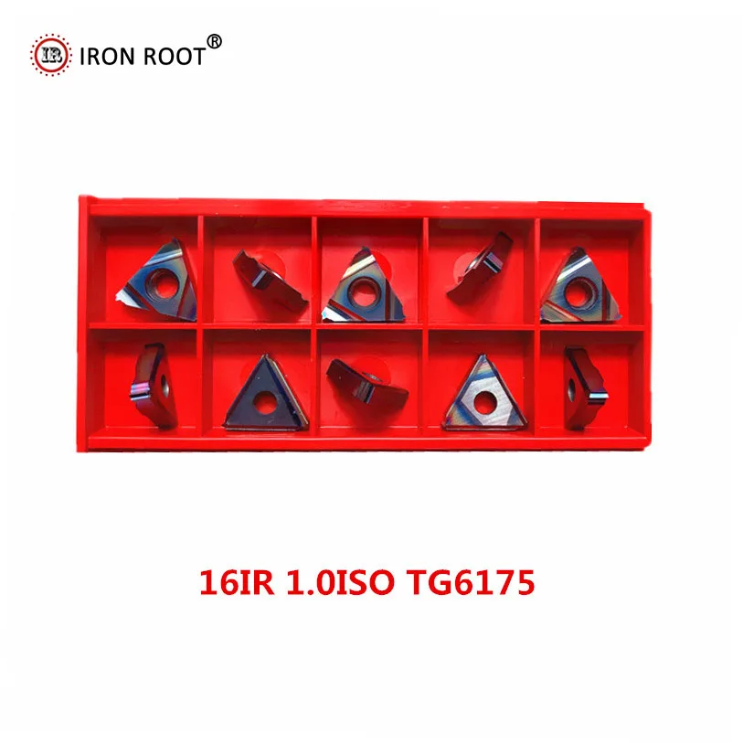 16ER 1.0ISO-16ER 3.0ISO 16IR 1.0ISO-16IR 3.0IRO Tungsten Carbide Threading Insert CNC Lathe Cutting Turning Tool TG1225