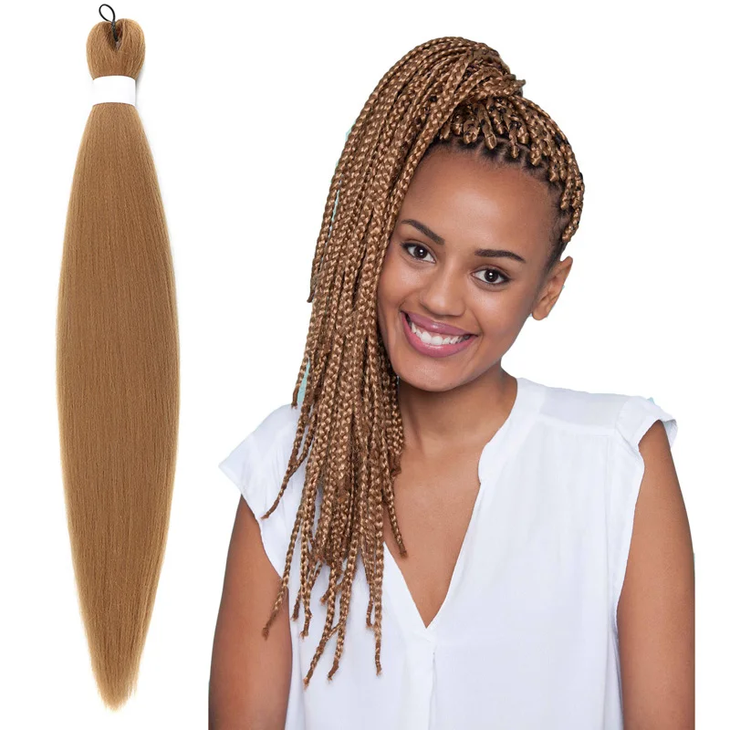 
Wholesale ruwa pre stretched expression braiding hair ez pre stretched synthetic braid hair prestretched 