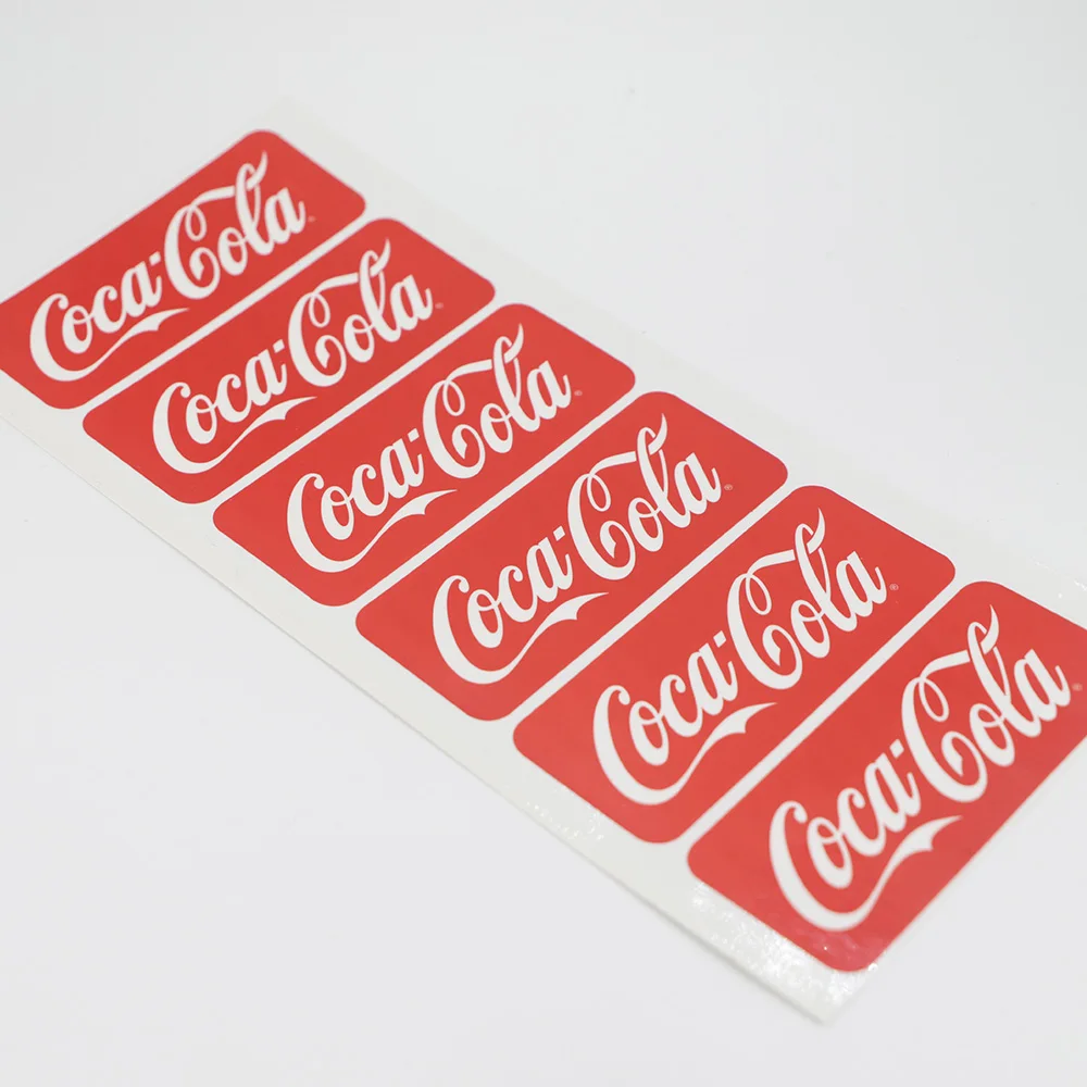 Factory Price Glossy Lamination Bopp Color Gold Stamping Process Processing Wrap Label For Coca Cola Bottle Stick