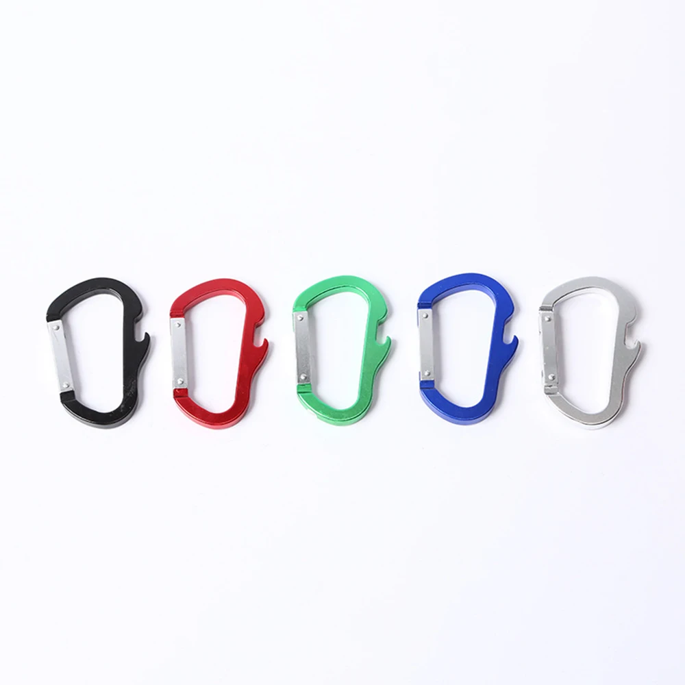 Cactus Carabiner Opener Gifts Keyring Bag Hook Carabiner Ring Bottle Holder Aluminum Promotion Keychain Carabiner Bottle Opener