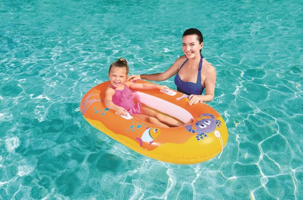 34009 Bestway Inflatable Happy Crustacean Junior Boat 3-10 Ages