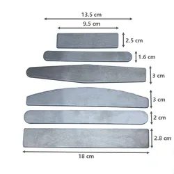 Maryton high quality custom logo replaceable sandpaper metal nail file for manicure