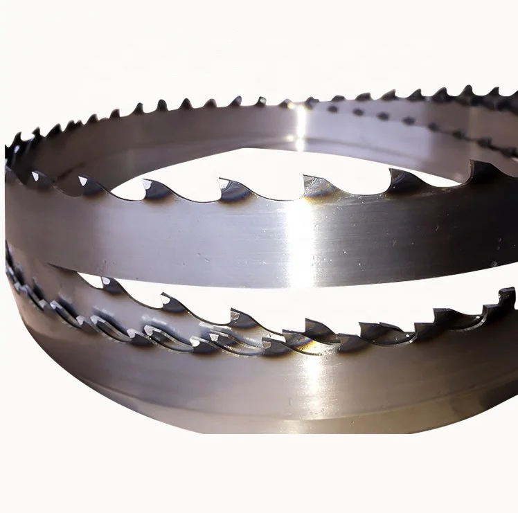 YISHAN Stellite Tungsten Bimetal C4 Carbide Tips Tct Band Saw Blade With Teeth For Horizontal Wood Cutting