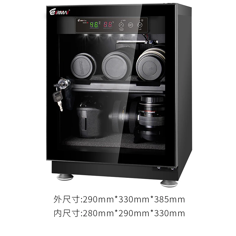 
Electronic Automatic Digital Control camera dehumidifier dry box Cabinet Storage for Camcorder Dslr Camera Lens 