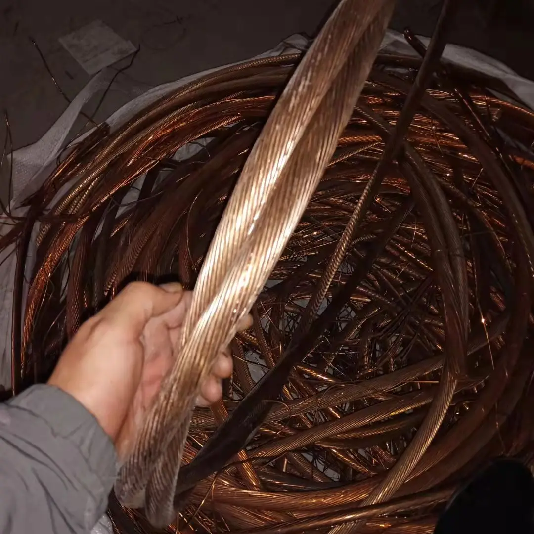 Metal Material Bright copper wire scrap 99.99% with nice price