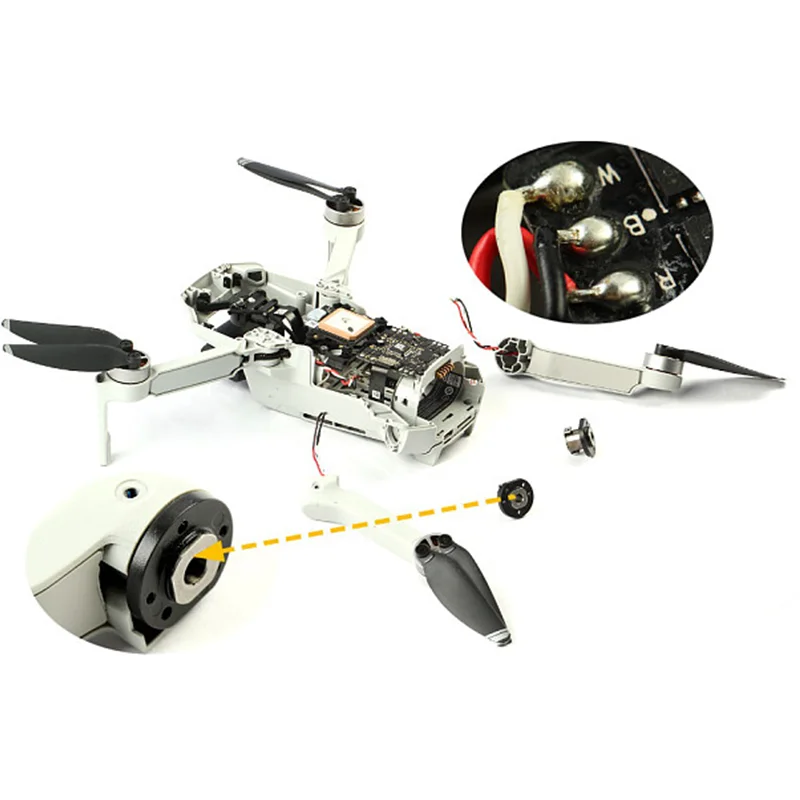 Oem Large Custom Drone Parts Assembly Accessories Drone Cnc Machining Parts Accessories Metal Electric Parts Customized Turning