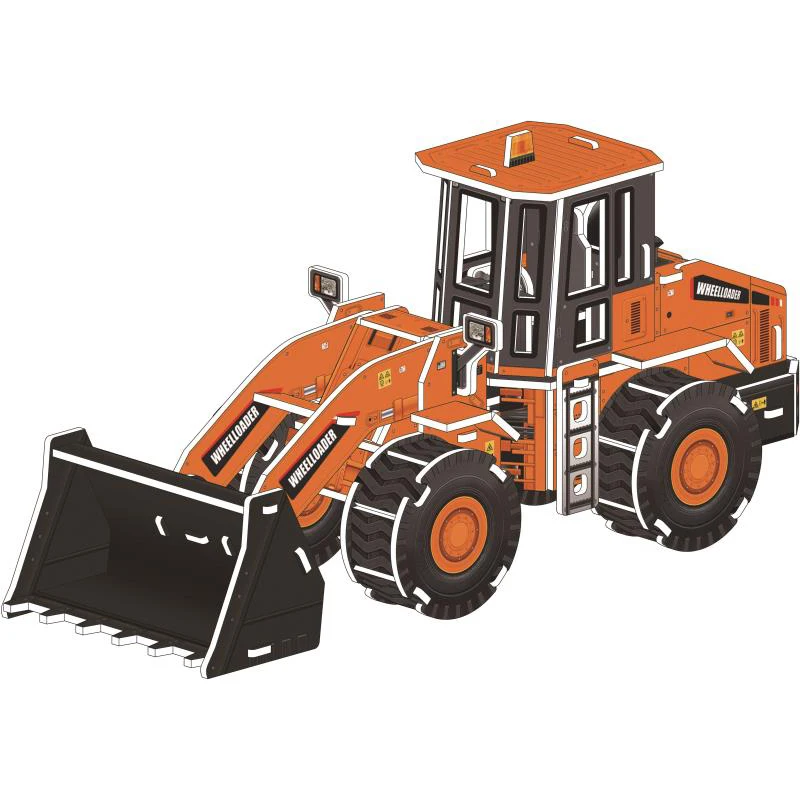 Aishangpin EPS Board 3D Puzzle Paper Truck Educational Toys For Kids