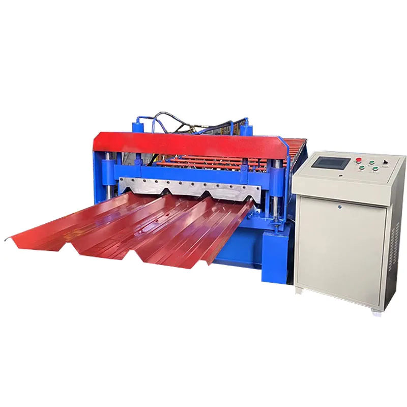 Trapezoidal Veneer Tile Pressing Machinery Equipment Roof Board Tile Forming Machine