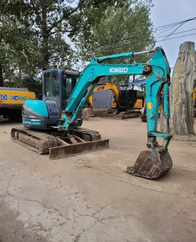 Низкая цена б/у kobelco Sk 55 автоматический экскаватор 5-тонный мини-экскаватор