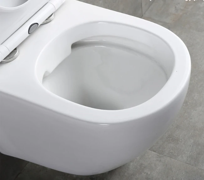 Bathroom Wall Hanging Ceramic Toilet WC Floating Wall Mounted Toilette Suspendue Rimless Wall Hung Toilet