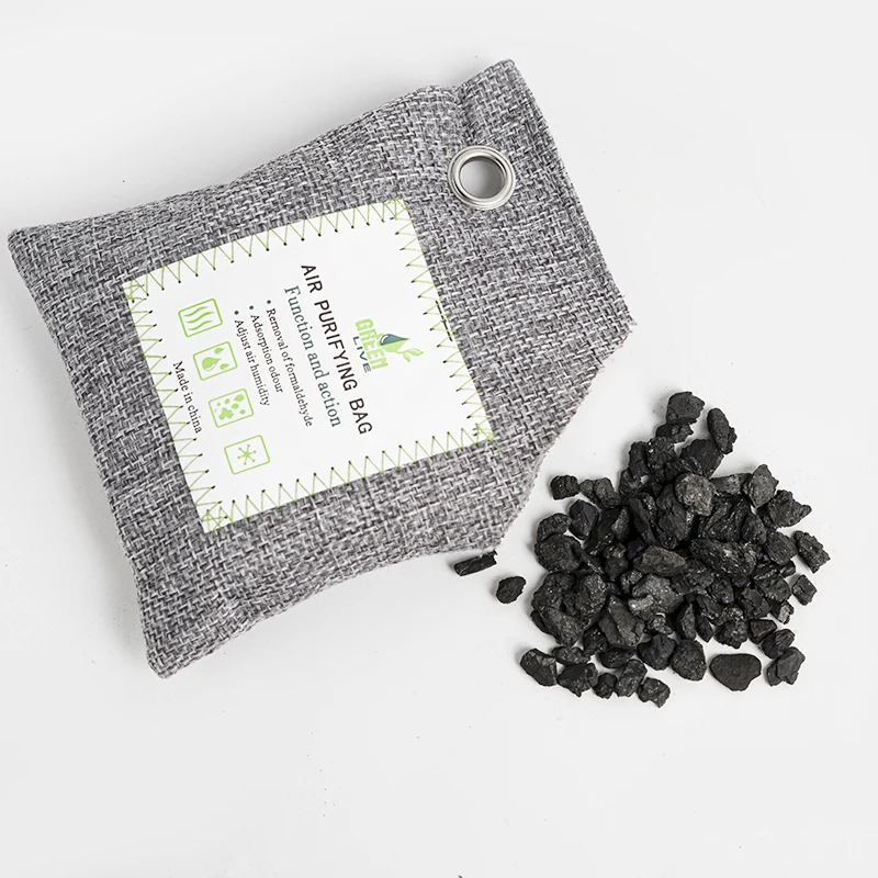 Formaldehyde removal purified air bamboo charcoal pack natural air freshener activated carbon bags