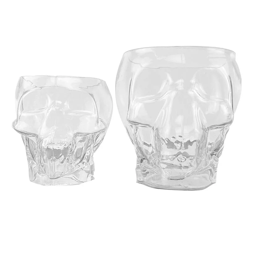 Manually Blown 750ml 1500ml Wine Champagne Glass cranium Shaped Ice Bucket