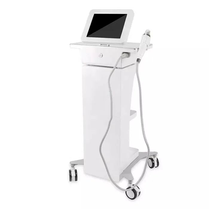 portable skin beauty facial High frequency radio fractional potenza rf microneedling machine with cold hammer