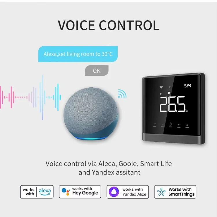 MB Tuya WiFi Air Conditioning Thermostat Digital Programable  Air Condition Indoor Unit Temperature Controller