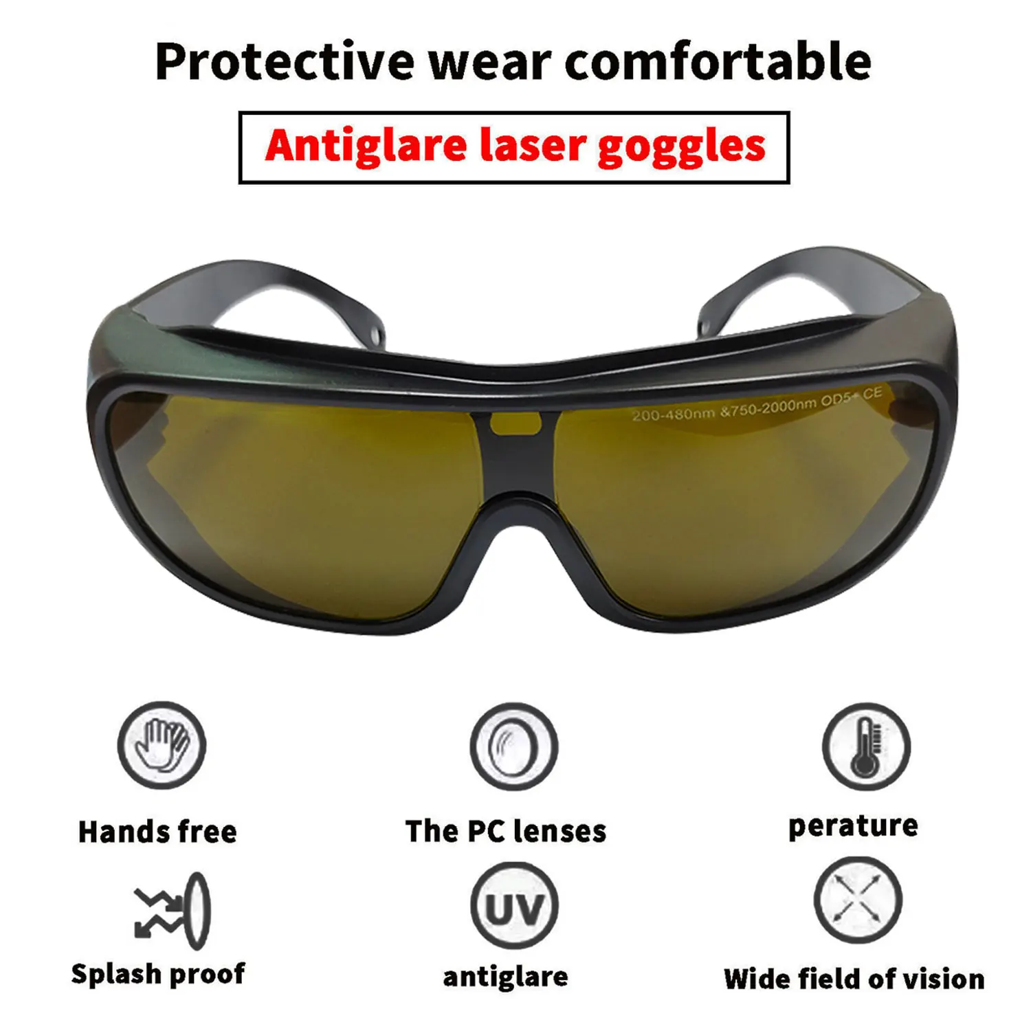 200nm-2000Nm Ipl Lasershair Removal Glassed Welding Your Choice Laser Safety Glasses