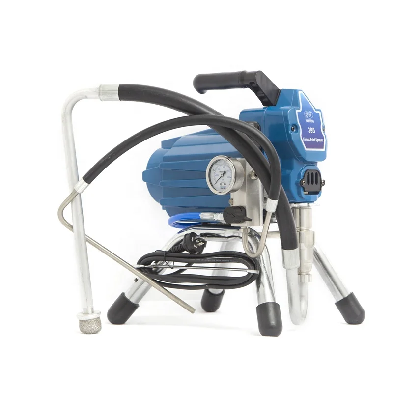 Industrial High-Pressure 395 Airless Paint Sprayer with Nozzle Guard Wall Spray Paint Machine Disposable Warranty