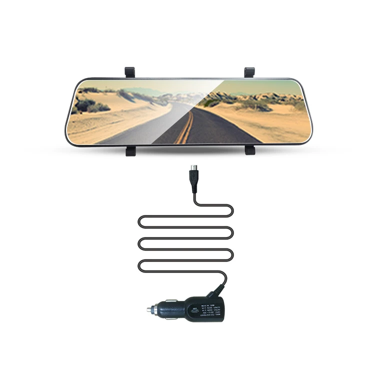 Mirror dual lens car camera recorder 2K+1080p 10inch screen sony sensor dvr