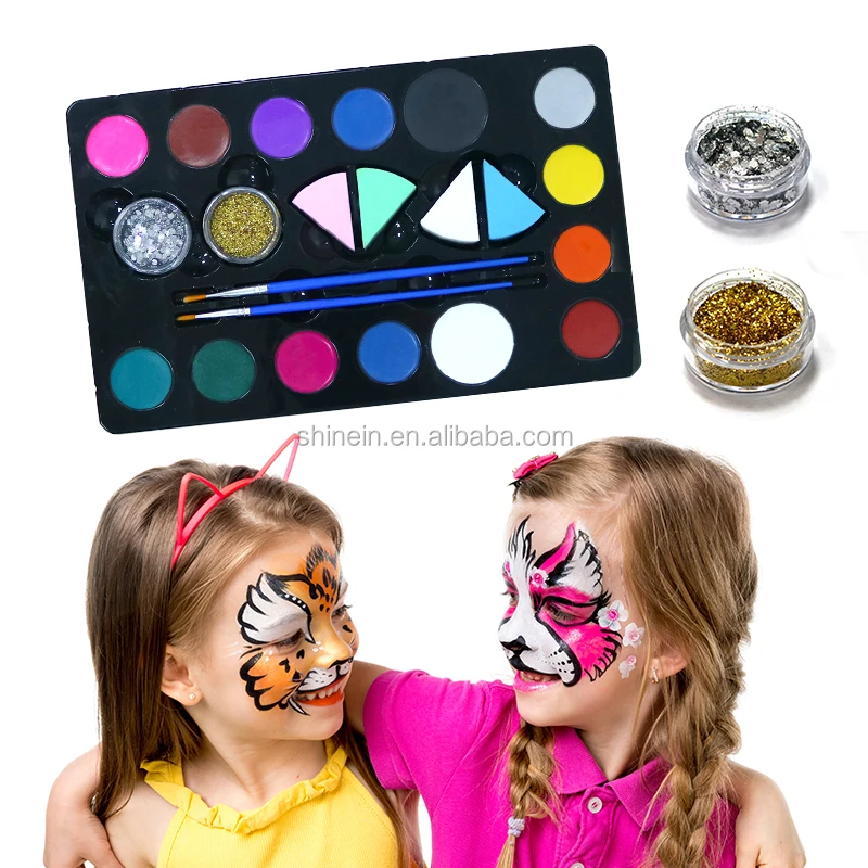 Popular Non-Toxic Face Paint Sticks Temporary Washable Kids Face Paint Crayons for Halloween Party
