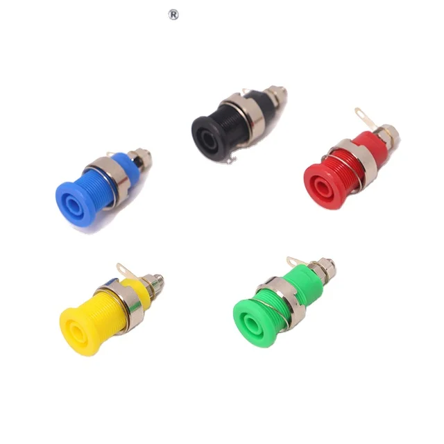 4mm Electrical rca Industry Binding Post Waterproof xlr Banana Power Panel Mount Jack  Connector Socket