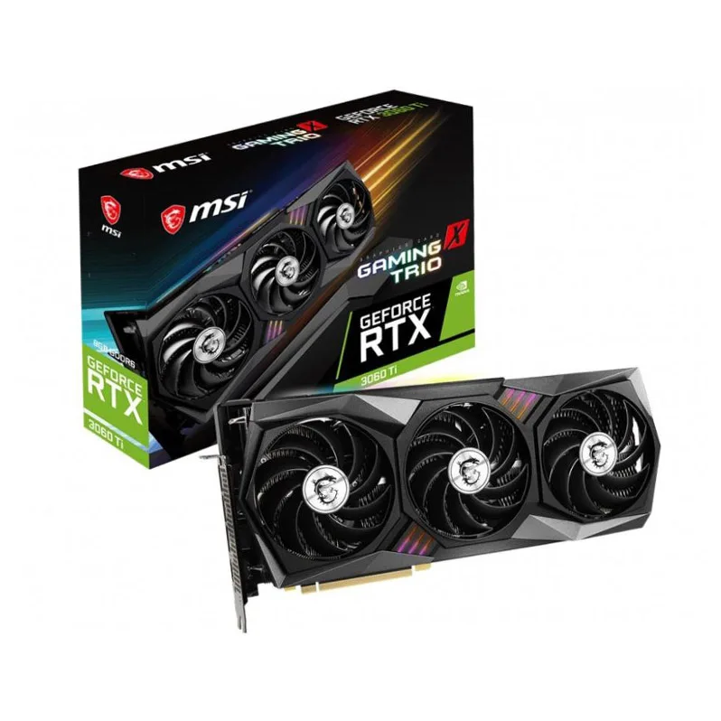 GeForce RTX 3060 Ti и OC GA104-200-A1 GPU имеет 4864 cuda-ядрами 8 Гб GDDR6